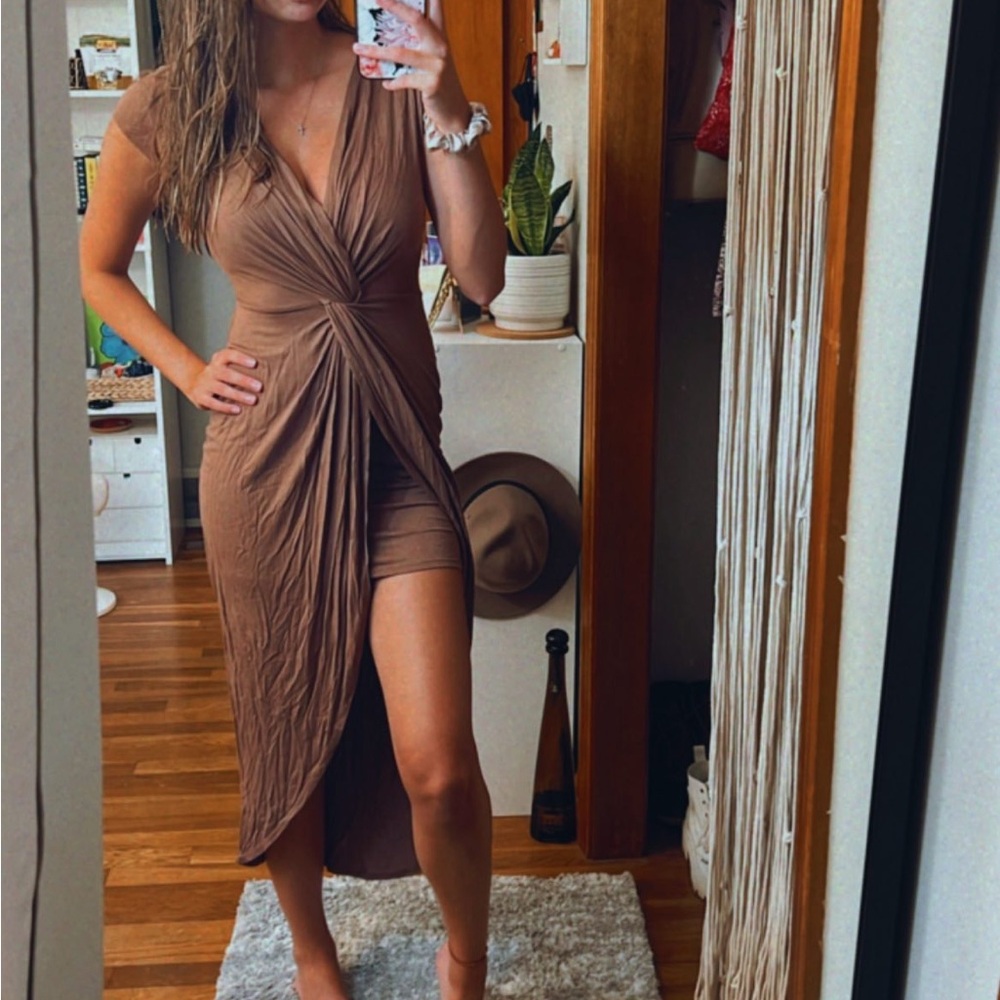 Brown dress XS
